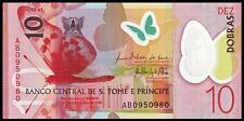 🇸🇹 SAN TOMÁS Y PRÍNCIPE 10 Dobras P 71 2016 UNC Polímero (San Tomé y) segunda mano  Embacar hacia Mexico