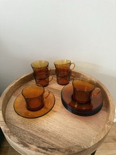Duralex amber glass for sale  CROOK
