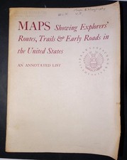 Book - Maps Showing Explorers' Routes, Trails & Early Roads in the United States comprar usado  Enviando para Brazil