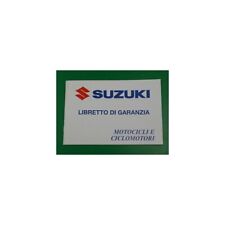 Libretto tagliandi suzuki usato  Montecalvo Irpino