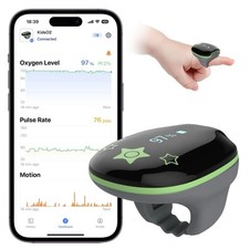 Oxímetro de pulso anel Wellue KidsO2 Bluetooth monitor infantil O2 monitoramento 16h comprar usado  Enviando para Brazil