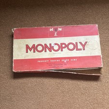 Vtg monopoly board for sale  FRODSHAM