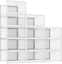 Clear shoe boxes for sale  SALFORD