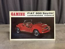 Catalogue fiat 500 d'occasion  Dreux