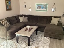 large brown sectional for sale  Jupiter