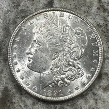 1891 morgan silver for sale  USA