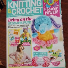 Knitting crochet magazine for sale  ALFRETON
