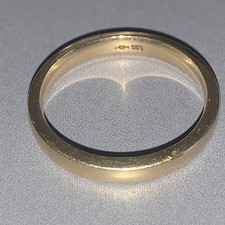 Schlichter ehering gold gebraucht kaufen  Taufkirchen