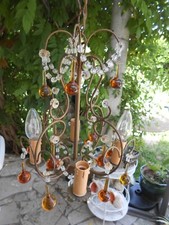 Lustre ancien pampilles d'occasion  Cagnes-sur-Mer
