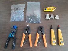 Usado, Lote de ferramentas Paladin IDEAL TELEMASTER 30-496 FERRAMENTA DE CRIMPAGEM DE FIO PLUGUE MODULAR RJ11 RJ45 comprar usado  Enviando para Brazil