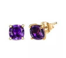 Silver earrings amethyst for sale  INVERNESS