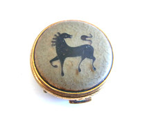 Vintage pillendose emaille gebraucht kaufen  Garching b.München