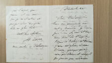 Adam adolphe lettre d'occasion  Villepreux
