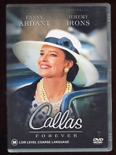 Callas Forever (DVD 2002) Fanny Ardant Joan Plowright Jeremy Irons Região 0 (L) comprar usado  Enviando para Brazil
