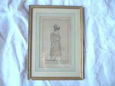 Gravure mode chapeau d'occasion  Paris IX