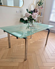 Modern glass extendable for sale  LONDON