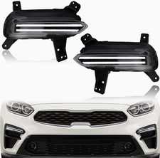 Lâmpada de neblina LED DRL luz de circulação diurna para Kia Forte Sedan 2019-2021 branca/âmbar comprar usado  Enviando para Brazil