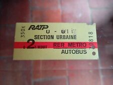 Old metro ticket d'occasion  Dammarie