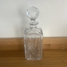 Glass whiskey decanter for sale  DONCASTER