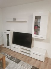 Wohnwand weiß moderner gebraucht kaufen  Nürnberg