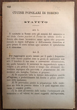 Torino 1886 statuto usato  Italia