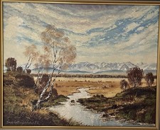 ölbild gemälde berge gebraucht kaufen  Finning