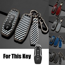 Usado, Capa chave de carro liga de zinco couro TPU para Ford Mustang Mondeo Fusion F-150  comprar usado  Enviando para Brazil