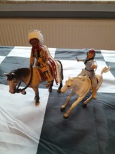 Schleichfiguren indianer pferd gebraucht kaufen  Kirchhain