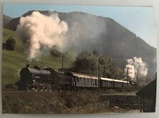 Cartolina locomotive vapore usato  Valgioie