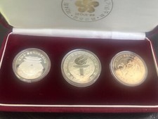Conjunto de 3 moedas comemorativas olímpicas de Seul 1988, usado comprar usado  Enviando para Brazil
