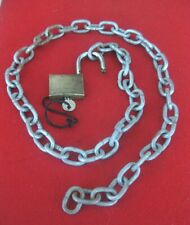 Galvanised security chain for sale  EASTBOURNE