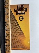 Brochura de informações do hotel Hyatt Regency Atlanta Georgia década de 1970 história vintage comprar usado  Enviando para Brazil
