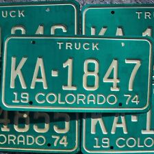 1974 colorado license for sale  Boulder