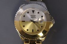 INVICTA Pro Diver masculino 47mm aço inoxidável ouro + aço prata + mostrador dourado NH35A comprar usado  Enviando para Brazil
