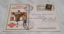 Cartolina pubblicitaria farina usato  Genova