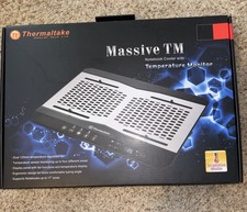Thermaltake - Painel de alumínio ventiladores duplos 120mm notebook refrigerador monitor de temperatura comprar usado Thermaltake - Painel de alumínio ventiladores duplos 120mm notebook refrigerador monitor de temperatura comprar usado  Enviando para Brazil