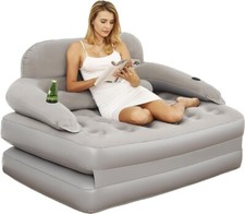 Sofá de ar inflável com bomba, sofá-cama de acampamento, uso multimodo, fácil armazenamento comprar usado  Enviando para Brazil