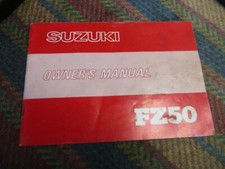 Suzuki owners manual for sale  LLANELLI