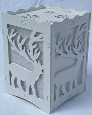 Windlicht 8x8x11cm weiß gebraucht kaufen  Hannover