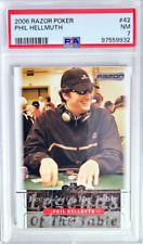 Tarjeta de novato 2006 Razor Poker #42 Phil Hellmuth RC PSA 7 casi nueva WSOP GOAT segunda mano  Embacar hacia Argentina