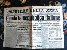 Replica giornale corriere usato  Torino