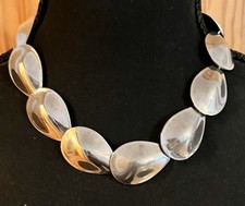 Silver teardrops necklace for sale  Martinsburg