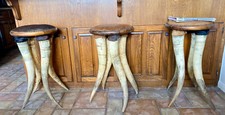 Barstools set horn for sale  Groesbeck
