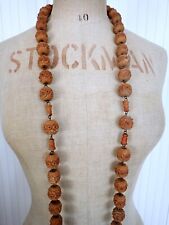 Handcarved wood rosary for sale  LAUNCESTON