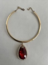 Necklace accessory red for sale  LONDON