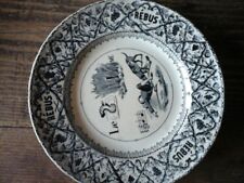 Assiette ancienne rébus d'occasion  Hendaye