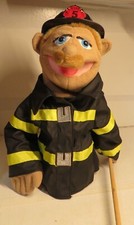 Melissa & Doug Brooklyn T Guy Bombero Bombero Titiritero Jefe Walter Blaze Usado en Excelente Condición segunda mano  Embacar hacia Mexico