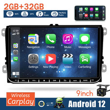 Rádio estéreo veicular 9" Android 12 Carplay para VW Volkswagen Passat Golf Jetta EUA G comprar usado  Enviando para Brazil