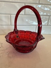 Fenton ruby basket for sale  North Ridgeville