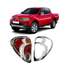Ajuste Mitsubishi L200 05-15 CAPAS DE LANTERNA TRASEIRA CROMADAS ACABAMENTOS SURROUND REINO UNIDO comprar usado  Enviando para Brazil